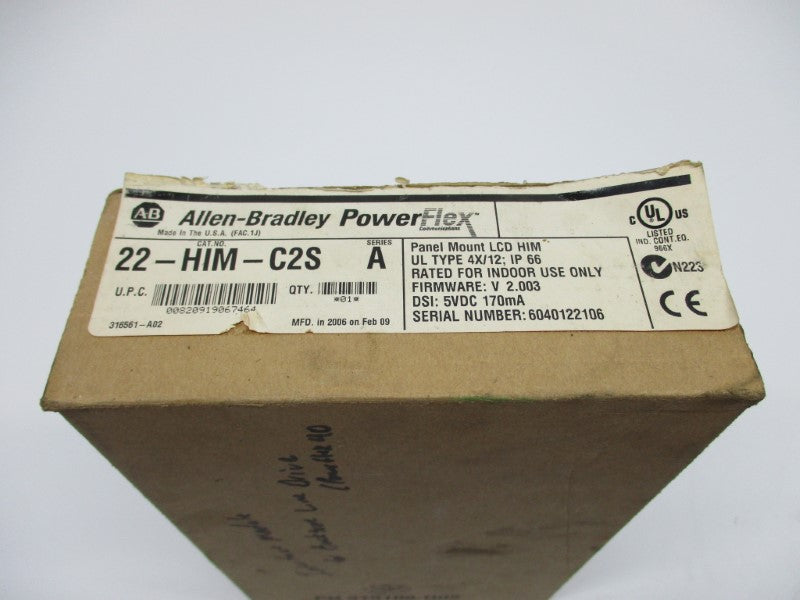 ALLEN BRADLEY 22-HIM-C2S SER. A F/W 2.003 NSMP