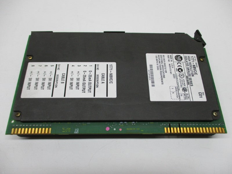 ALLEN BRADLEY 1771-NBVC SER. C F/W A UNMP