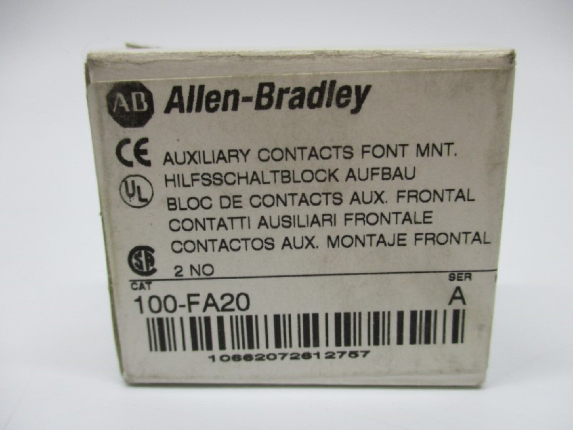 ALLEN BRADLEY 100-FA20 SER. A (WH) NSMP