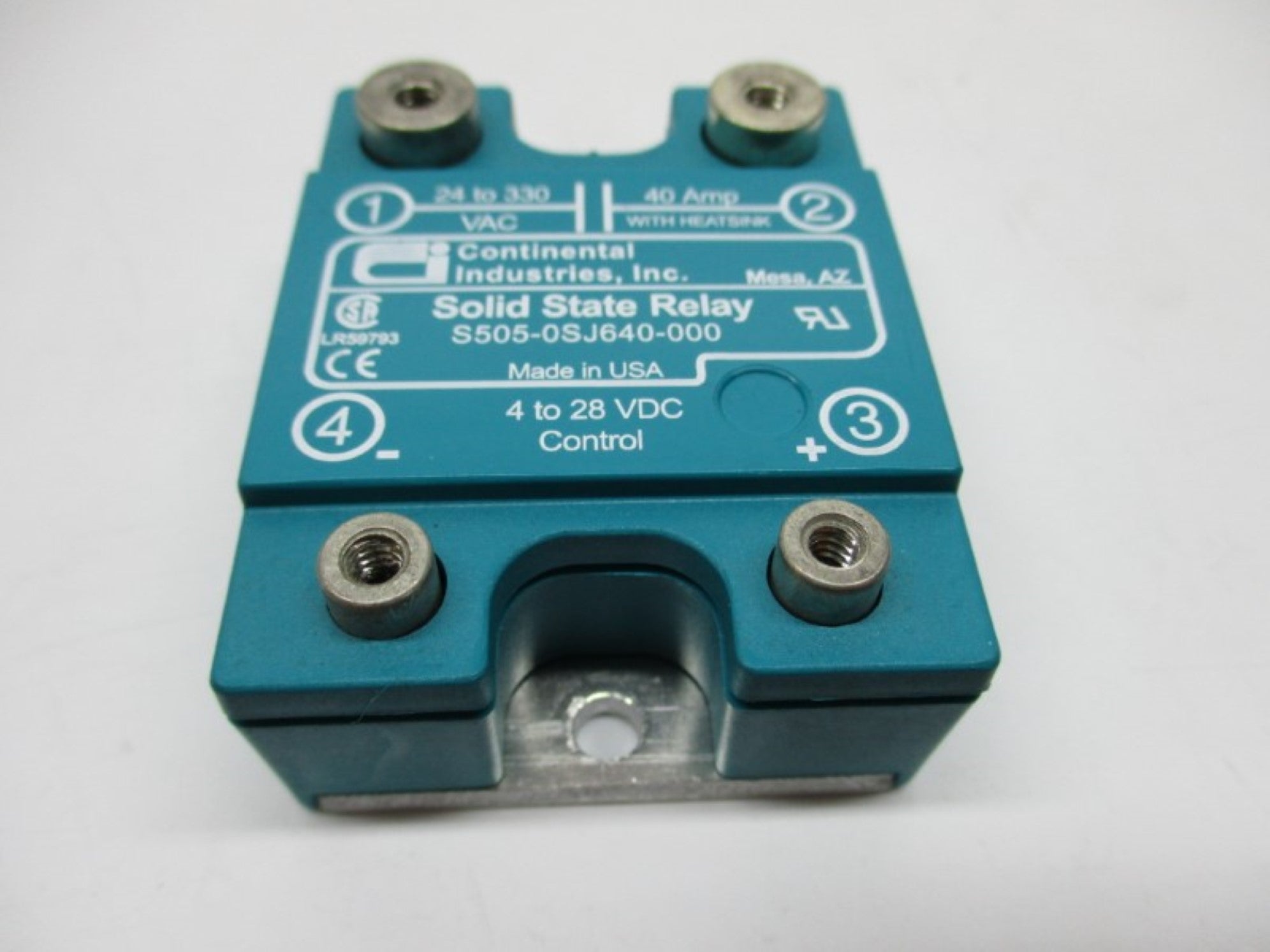 CONTINENTAL INDUSTRIES S505-0SJ640-000 4-28VDC 40A UNMP