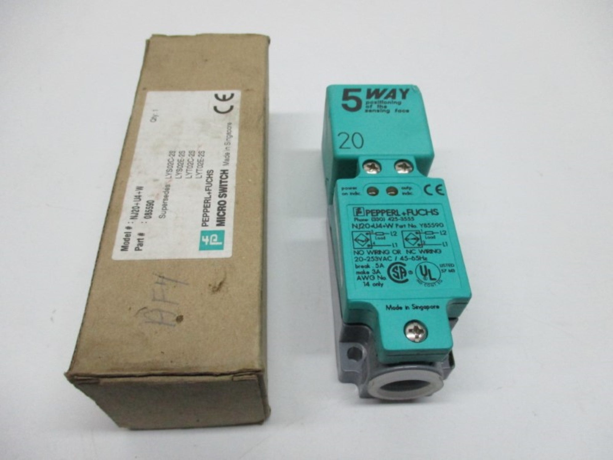 PEPPERL+FUCHS NJ20+U4+W NSMP