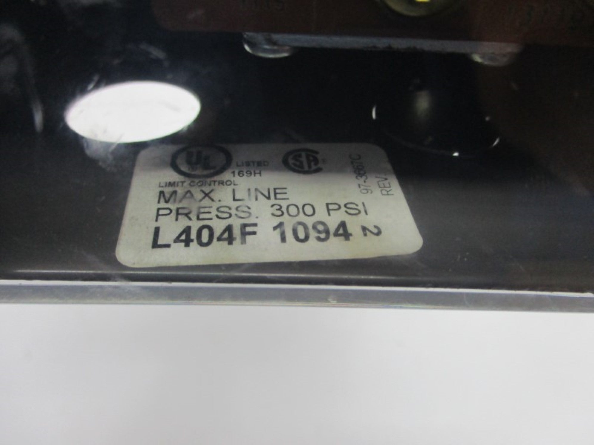 HONEYWELL L404F1094 20-300PSI UNMP