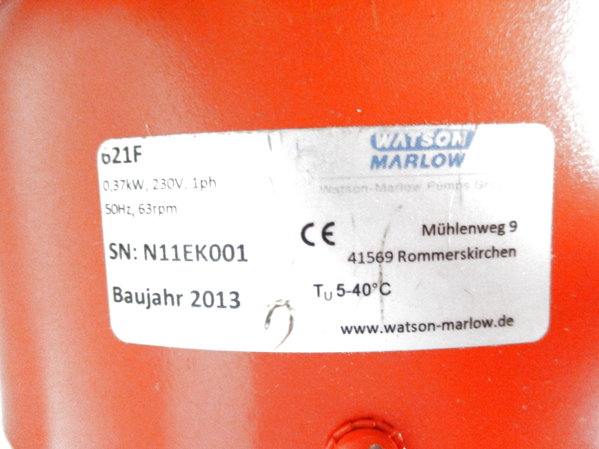 WATSON MARLOW SR220C-71L/4-EAR NSMP
