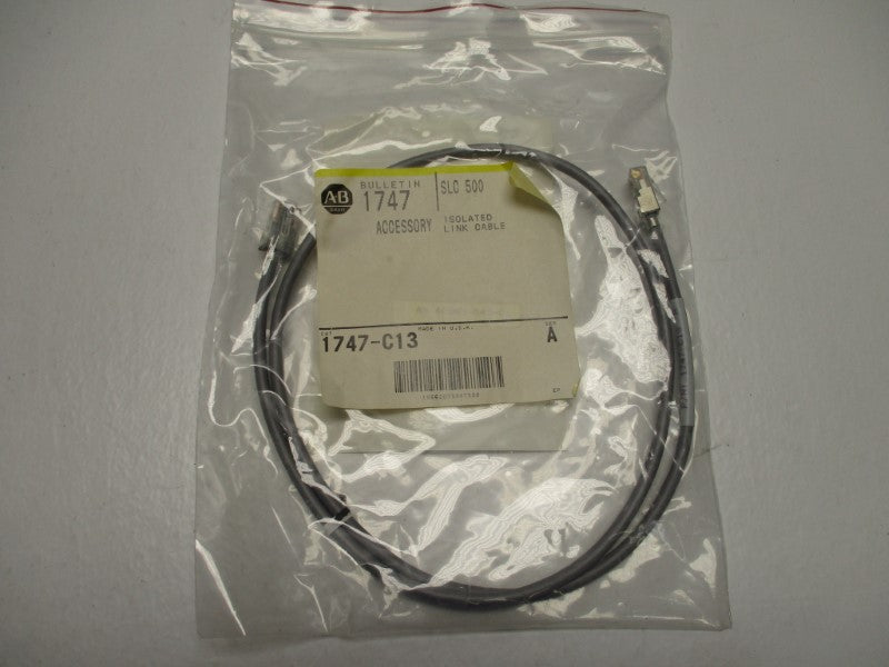 ALLEN BRADLEY 1747-C13 ISOLATED LINK CABLE SER. A * NEW IN FACTORY BAG *