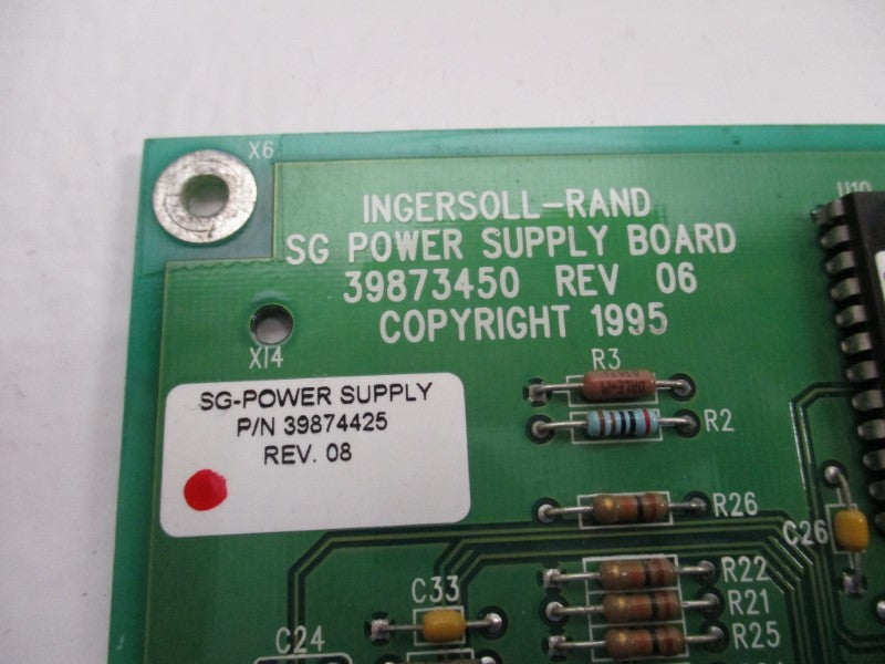 INGERSOLL RAND 39874425 REV. 08 (AS PICTURED) *USED *