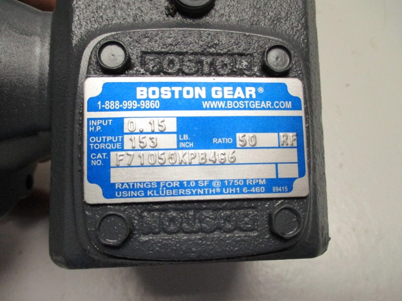 BOSTON GEAR F71050KPB4G6 *NEW IN BOX *