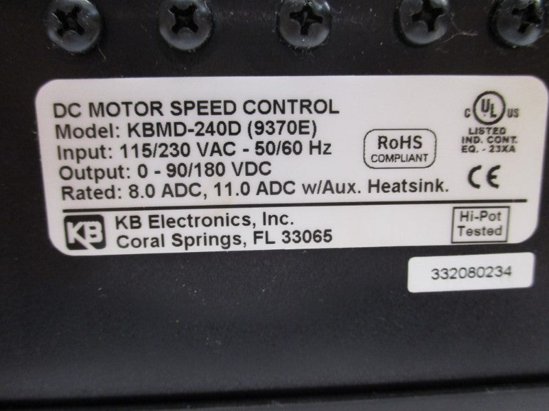 KB ELECTRONICS KBMD-240D (9370E) NSMP
