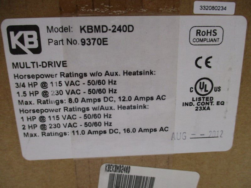 KB ELECTRONICS KBMD-240D (9370E) NSMP