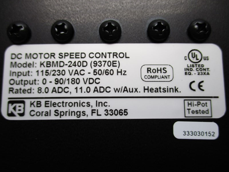 KB ELECTRONICS KBMD-240D (9370E) * FACTORY SEALED *