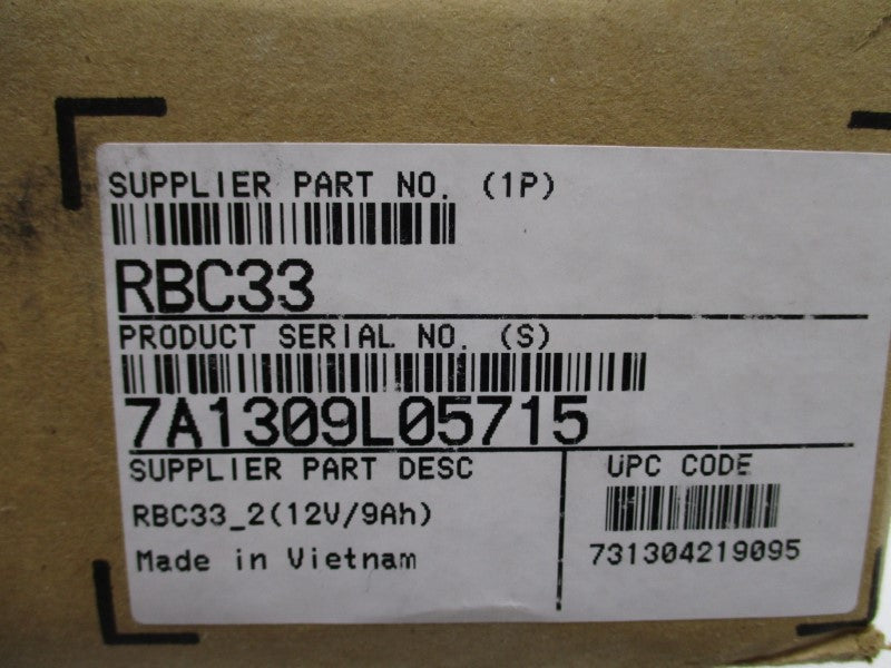 APC RBC33 NSMP