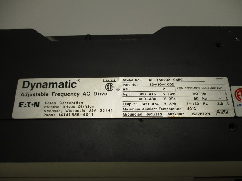 EATON AF-150202-0480 UNMP