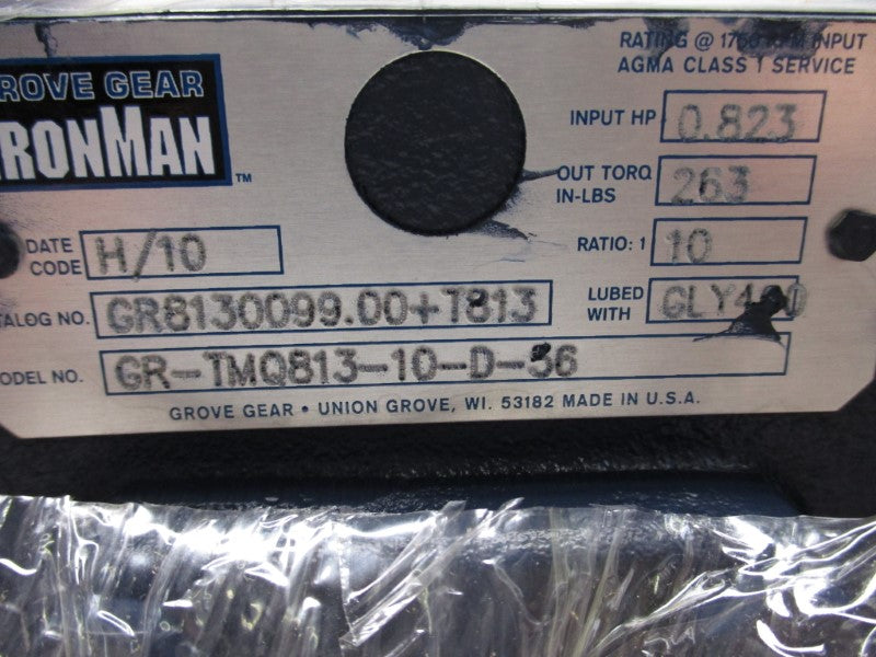 GROVE-GEAR GR-TMQ-813-10-D-56 NSMP