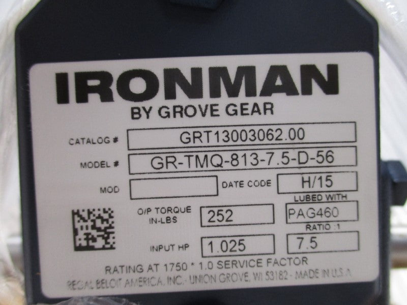 GROVE-GEAR GR-TMQ-813-7.5-D-56 NSMP