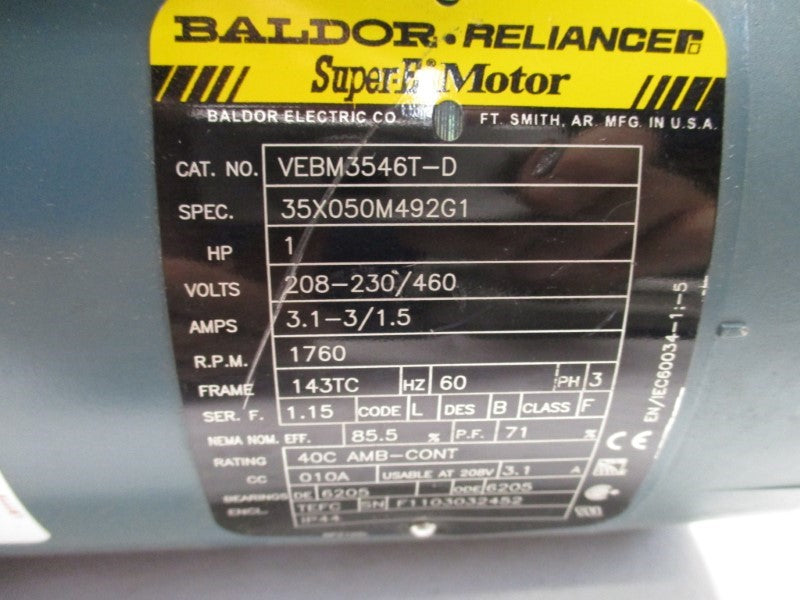 BALDOR VEBM3546T-D UNMP