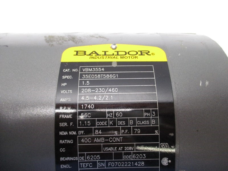 BALDOR VBM3554 UNMP