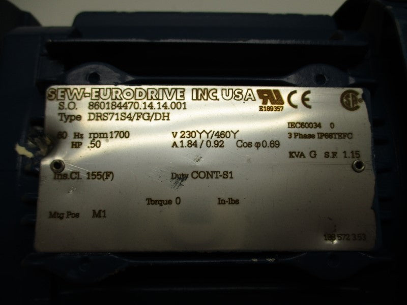 SEW-EURODRIVE DRS71S4/FG/DH UNMP