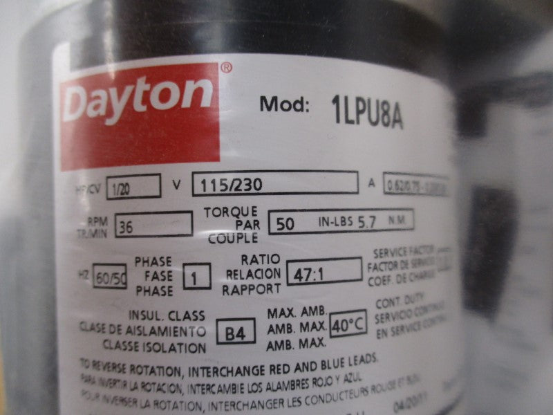 DAYTON 1LPU8A NSMP