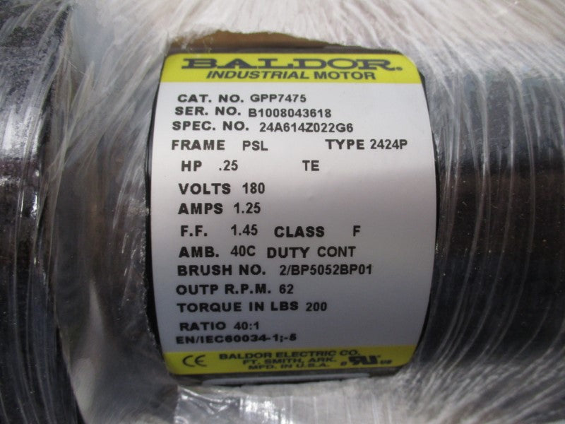 BALDOR GPP7475 NSMP