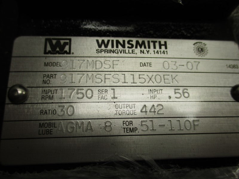 WINSMITH 917MDSF NSMP