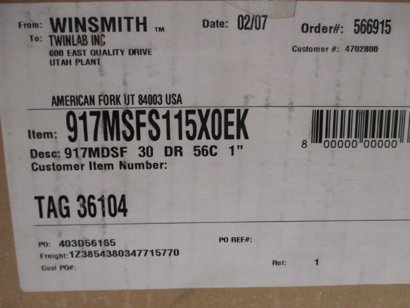 WINSMITH 917MDSF NSMP