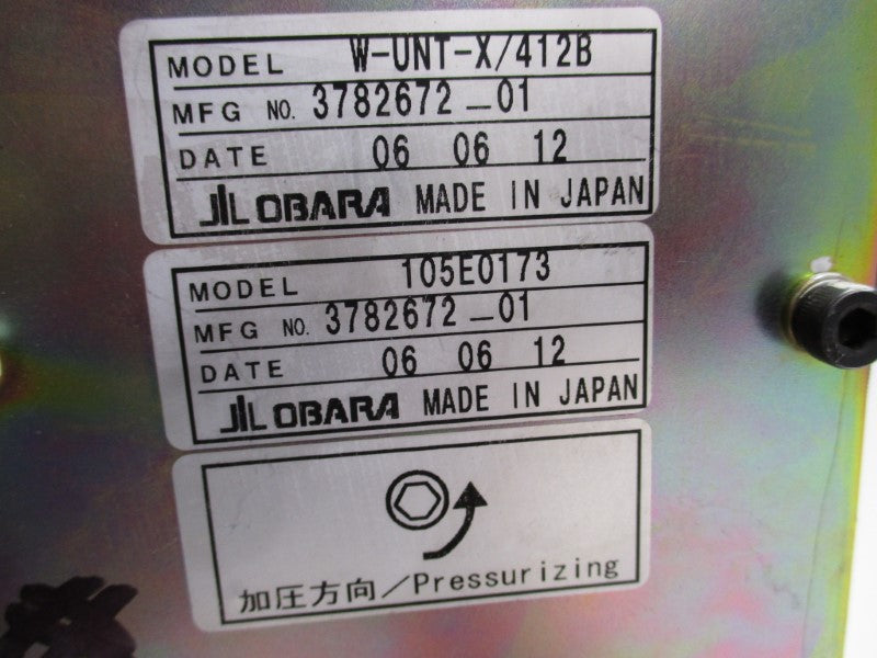 OBARA W-UNT-X/412B NSNP