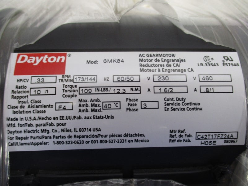 DAYTON 6MK84 NSNP