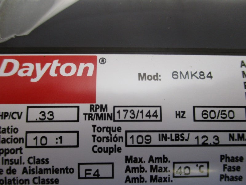 DAYTON 6MK84 NSNP