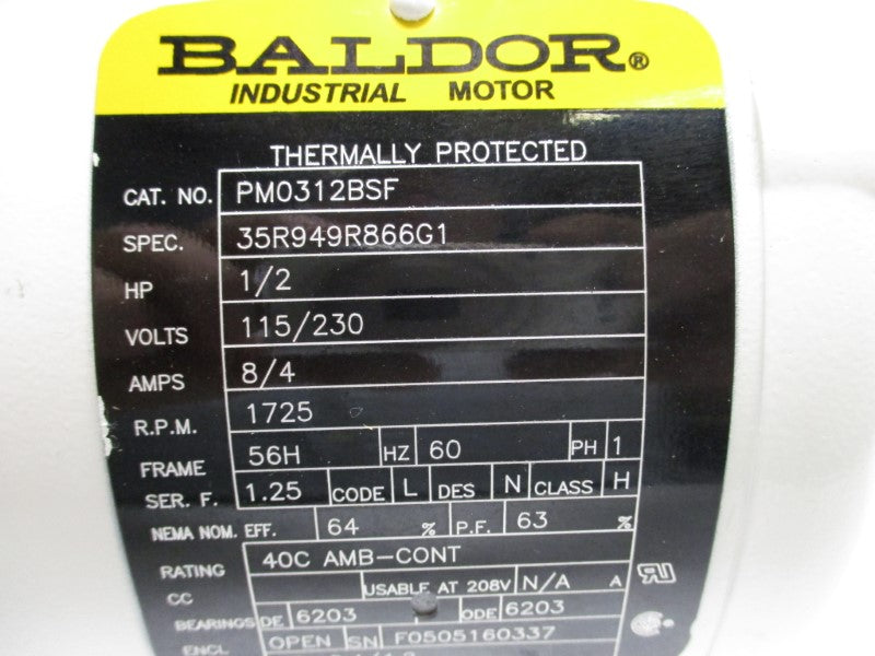 BALDOR PM0312BSF NSNP