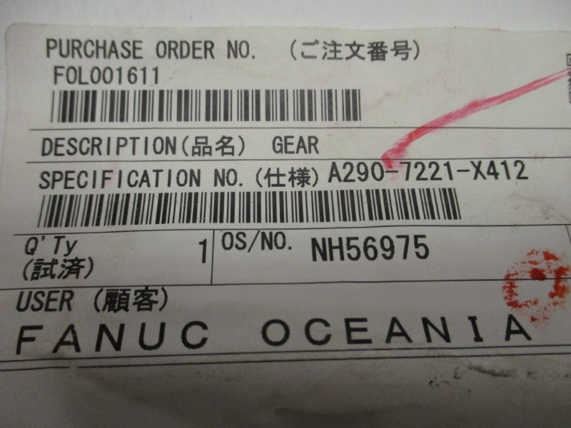 FANUC A290-7221-X412 NSNP