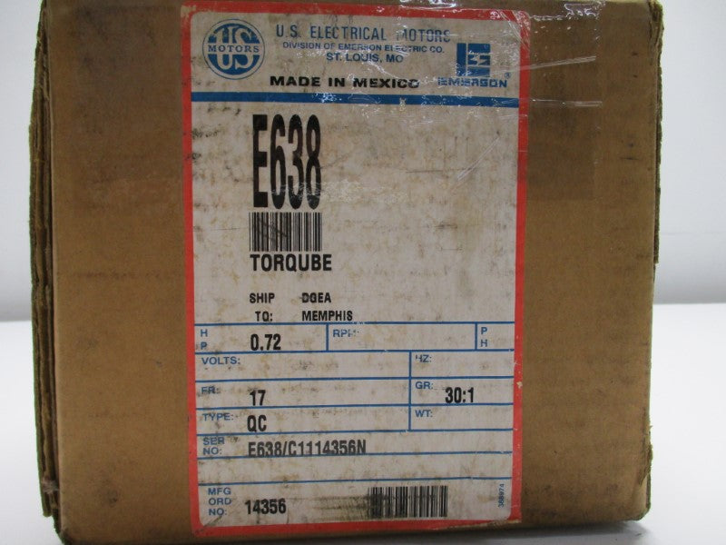 US MOTORS E638 * FACTORY SEALED *