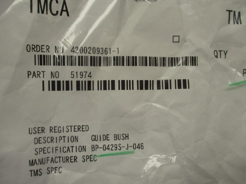 TMCA YU968-59644 (PKG OF 2) NSNP