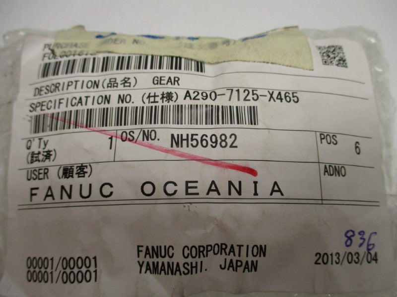 FANUC A290-7125-X465 NSNP
