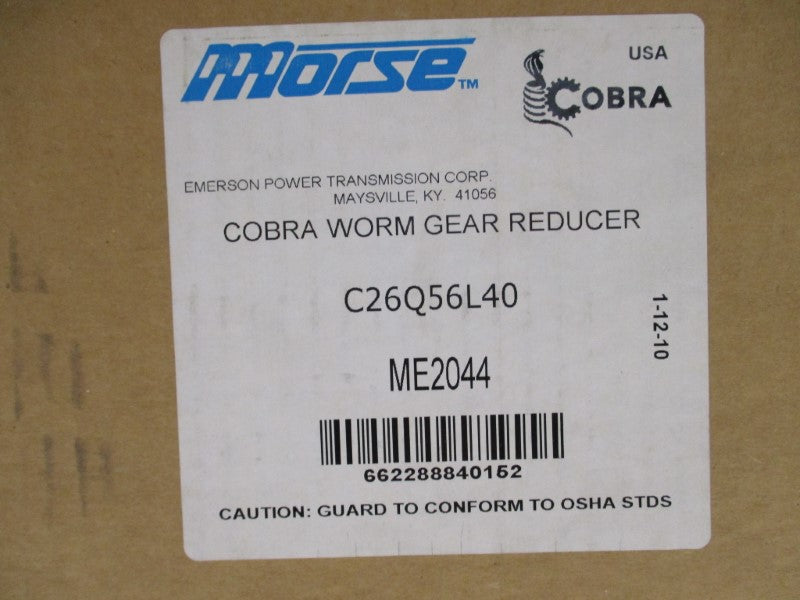 MORSE C26Q56L40 * FACTORY SEALED *