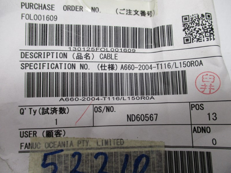 FANUC A660-2004-T116/L150ROA NSNP