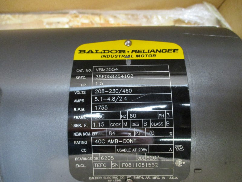 BALDOR VBM3554 * NEW IN BOX *
