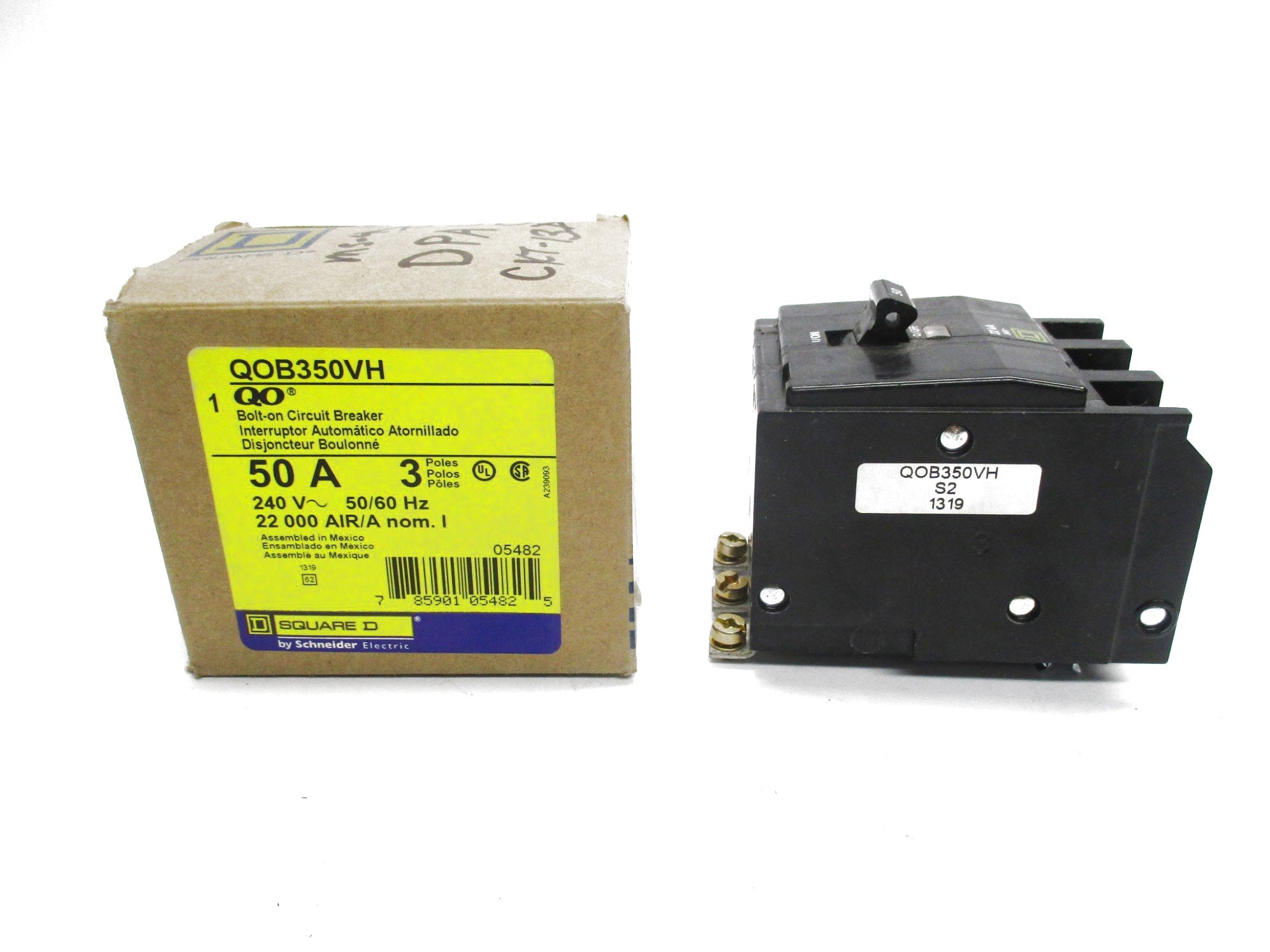SQUARE D QOB350VH 50A 240V NSMP