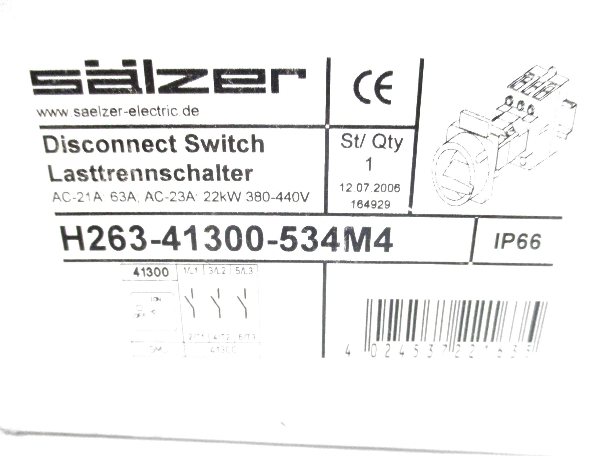 SALZER H263-41300-A02 NSMP