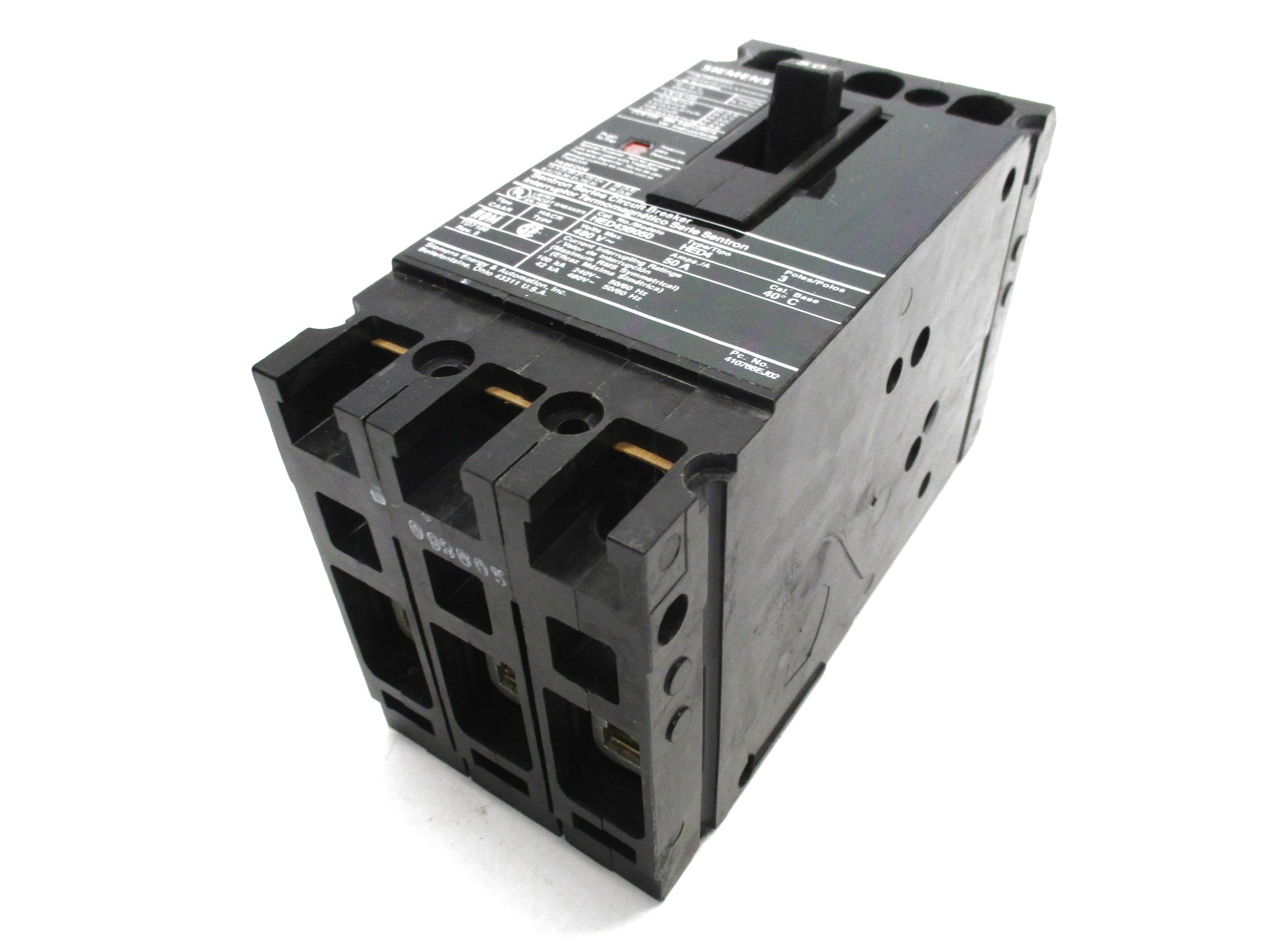 SIEMENS HED43B050 50A 480V NSNP