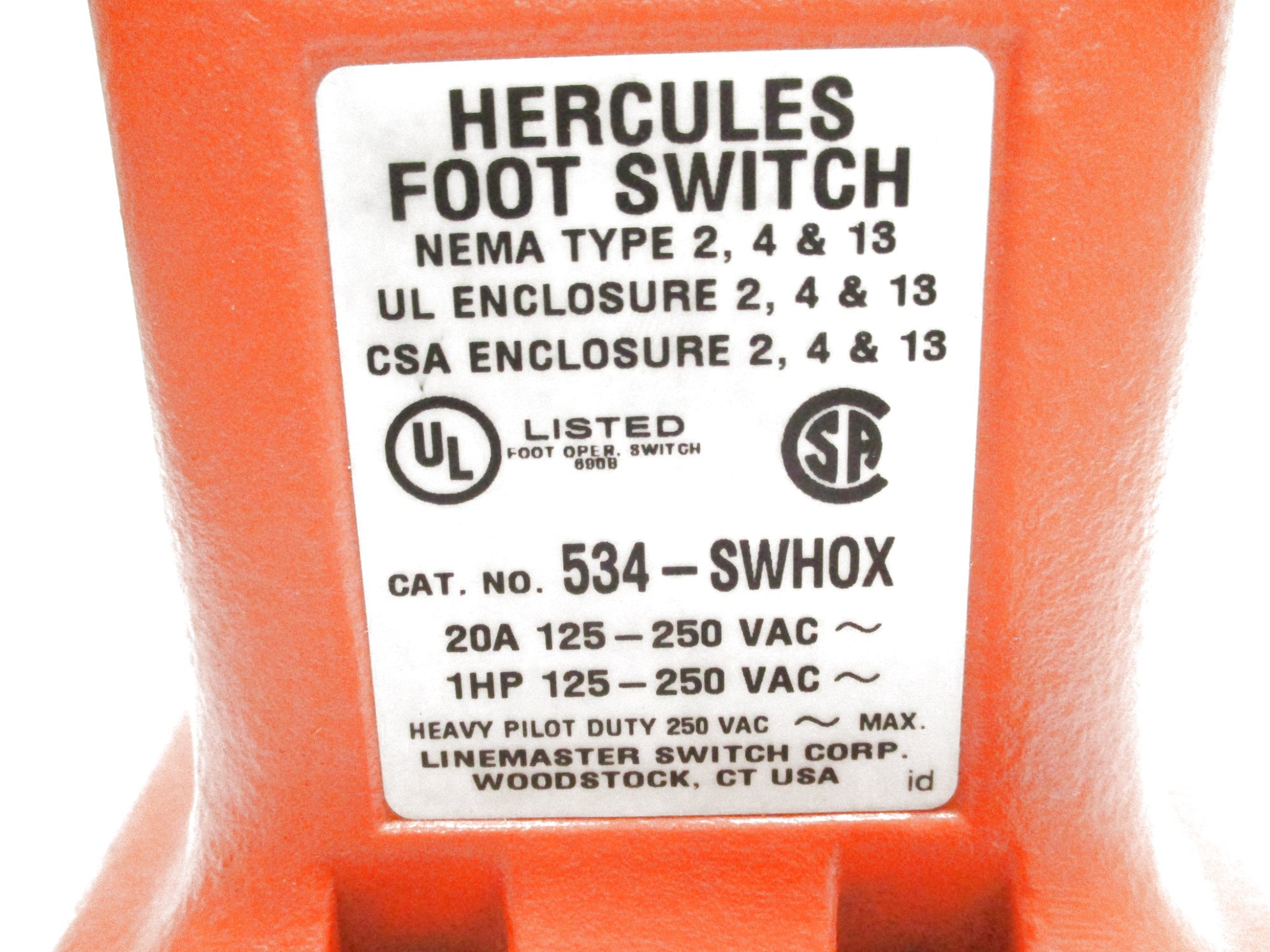 HERCULES 534-SWHOX UNMP