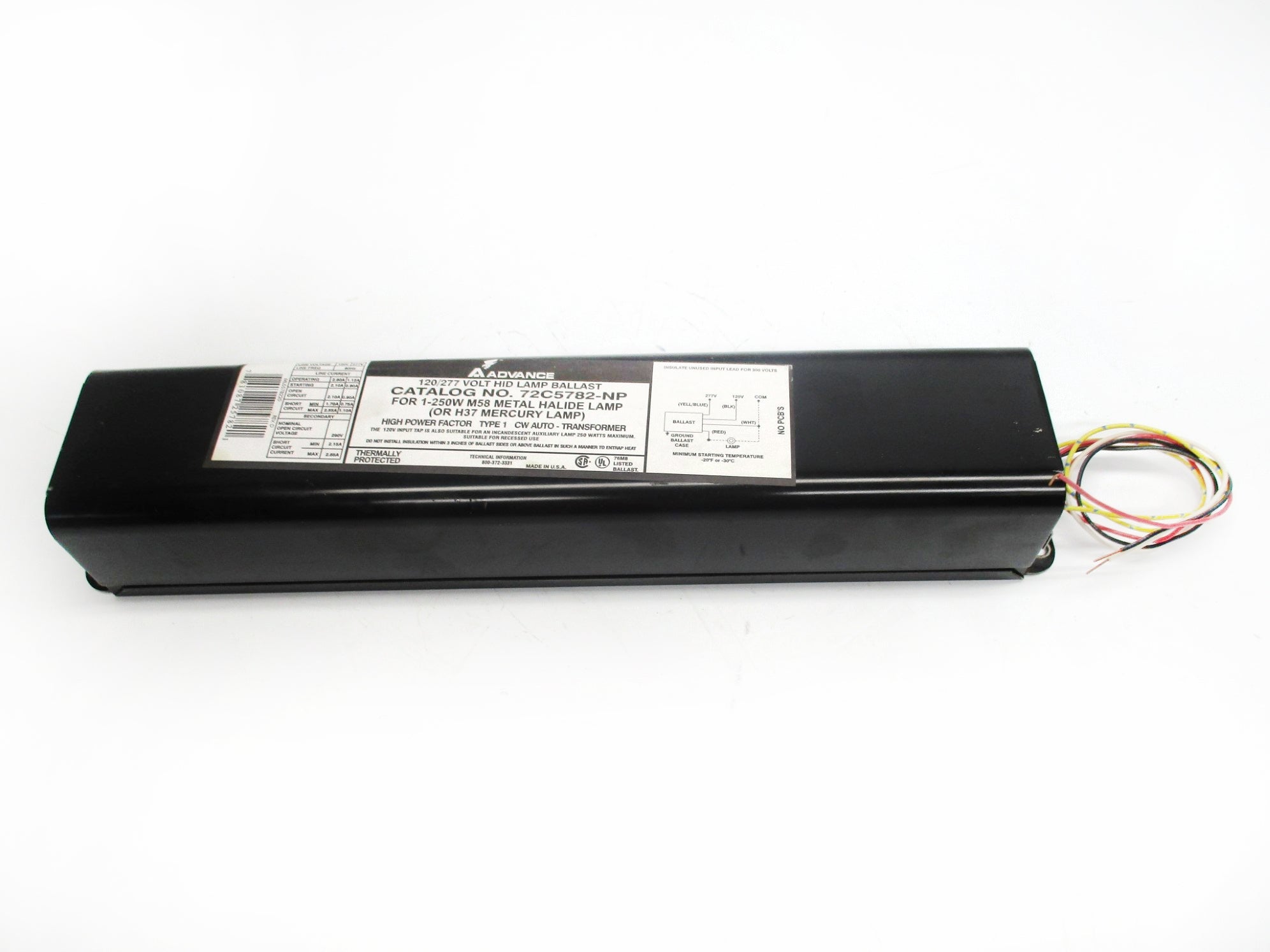 ADVANCE 72C5782-NP NSNP