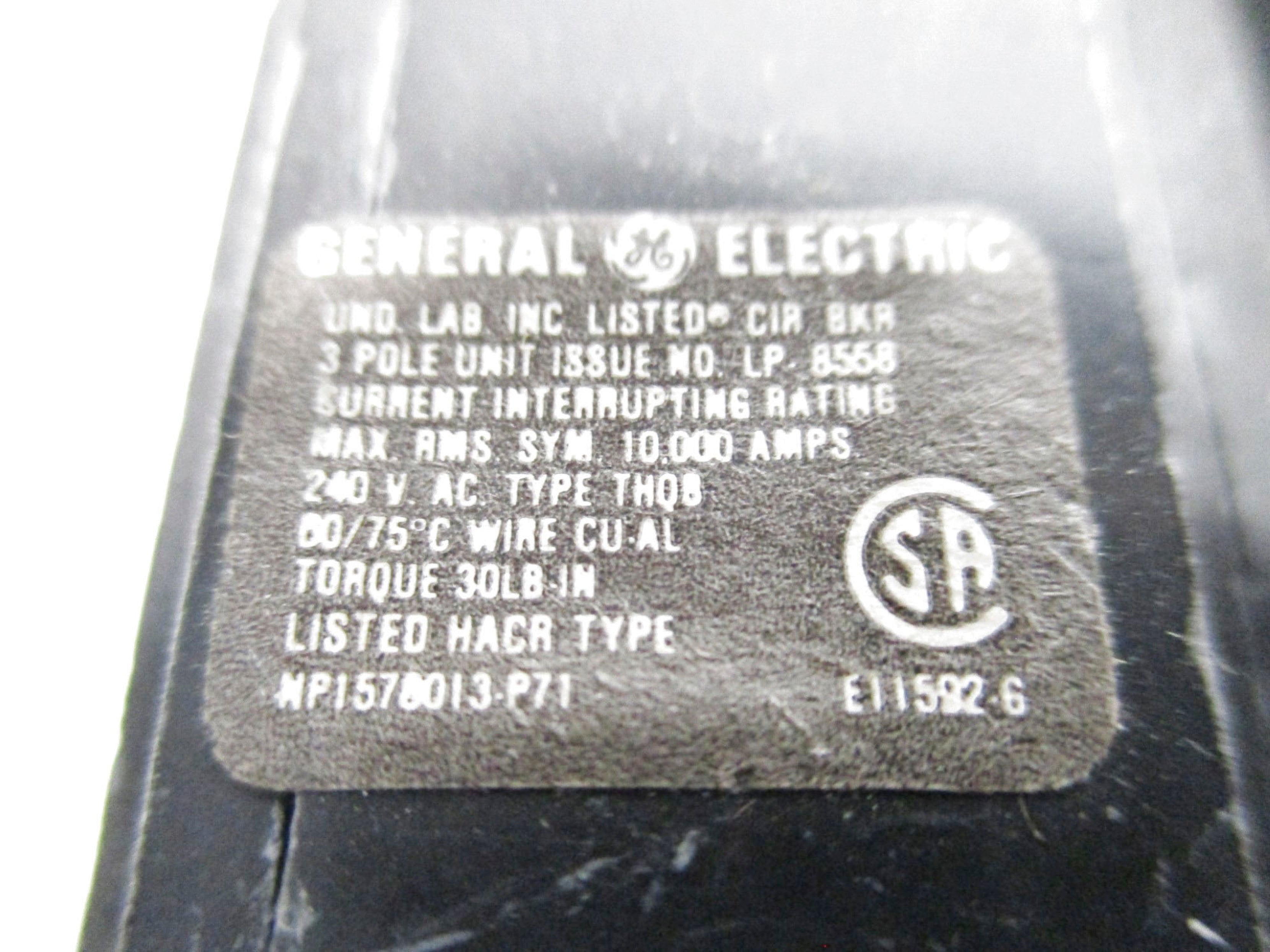 GENERAL ELECTRIC THQB320 20A UNMP