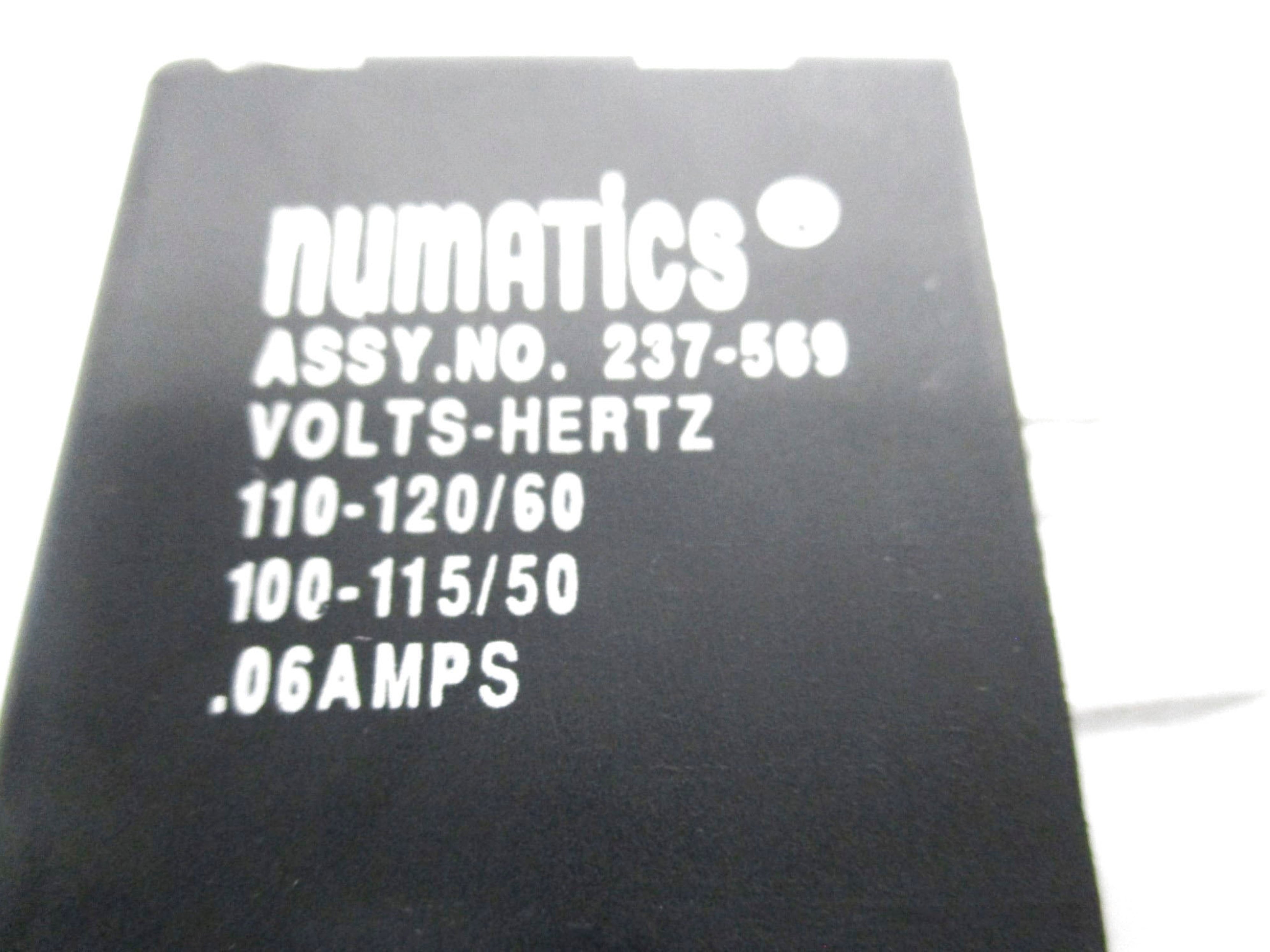NUMATIC L12BA4520 100-120V .06A UNMP