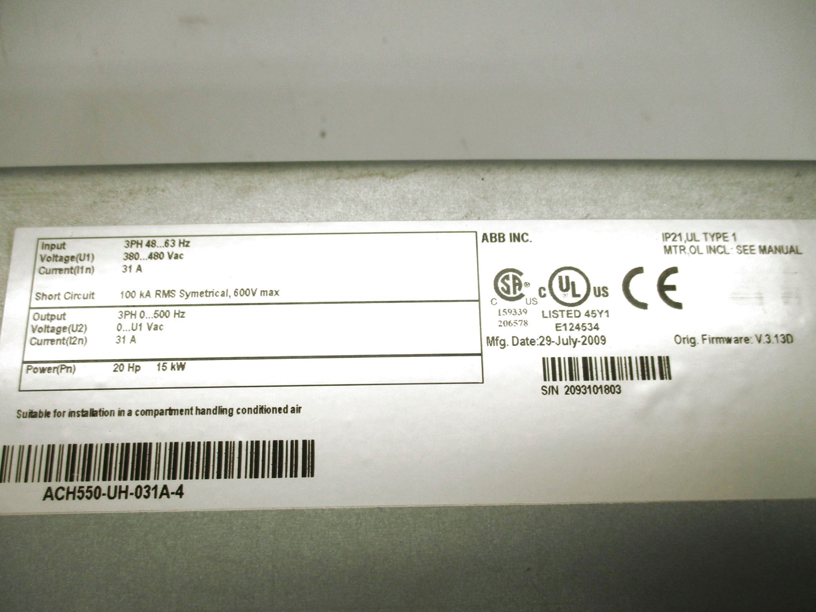 ABB ACH550-UH-031A-4 UNMP