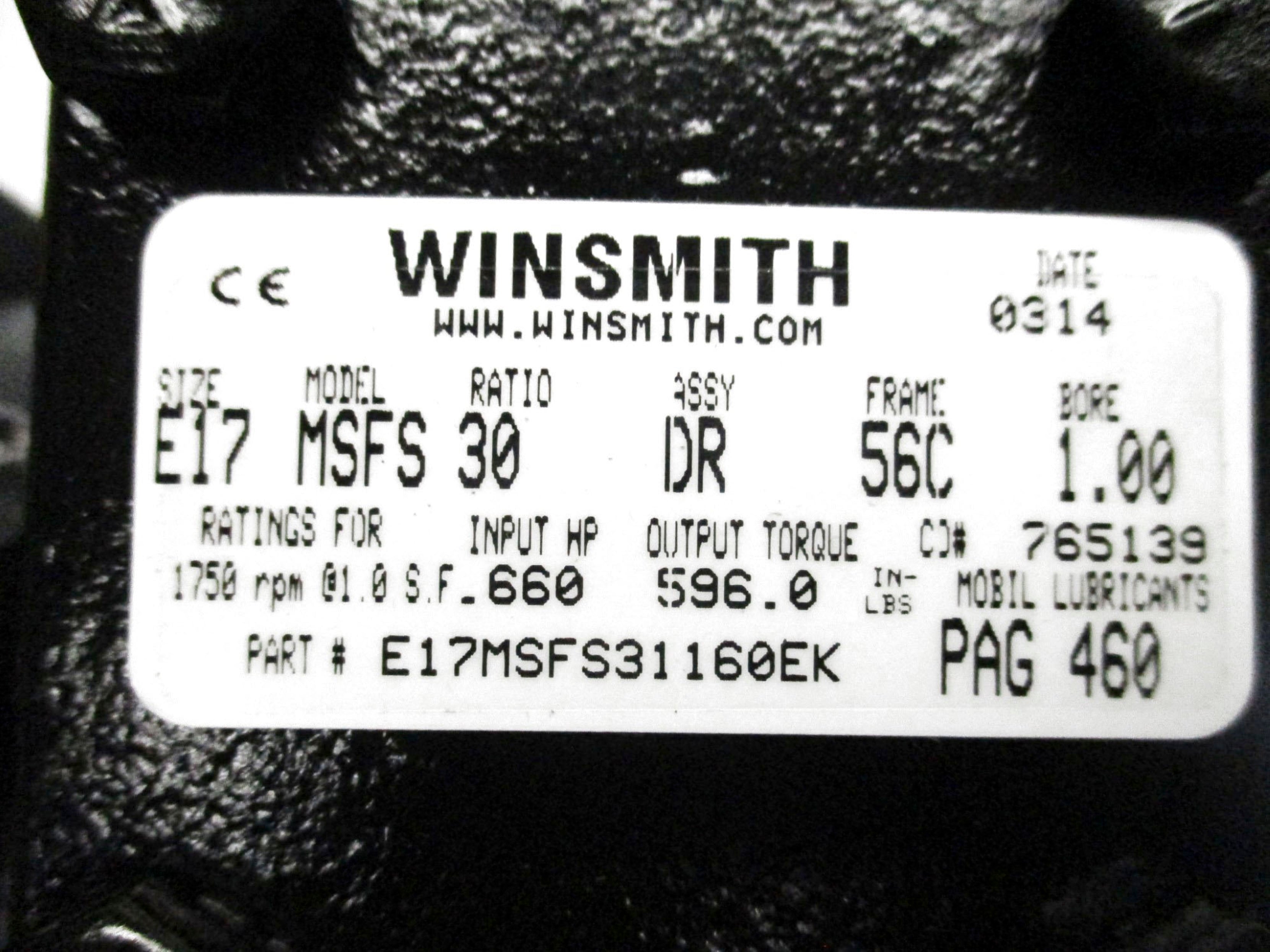 WINSMITH E17MSFS31160EK NSMP