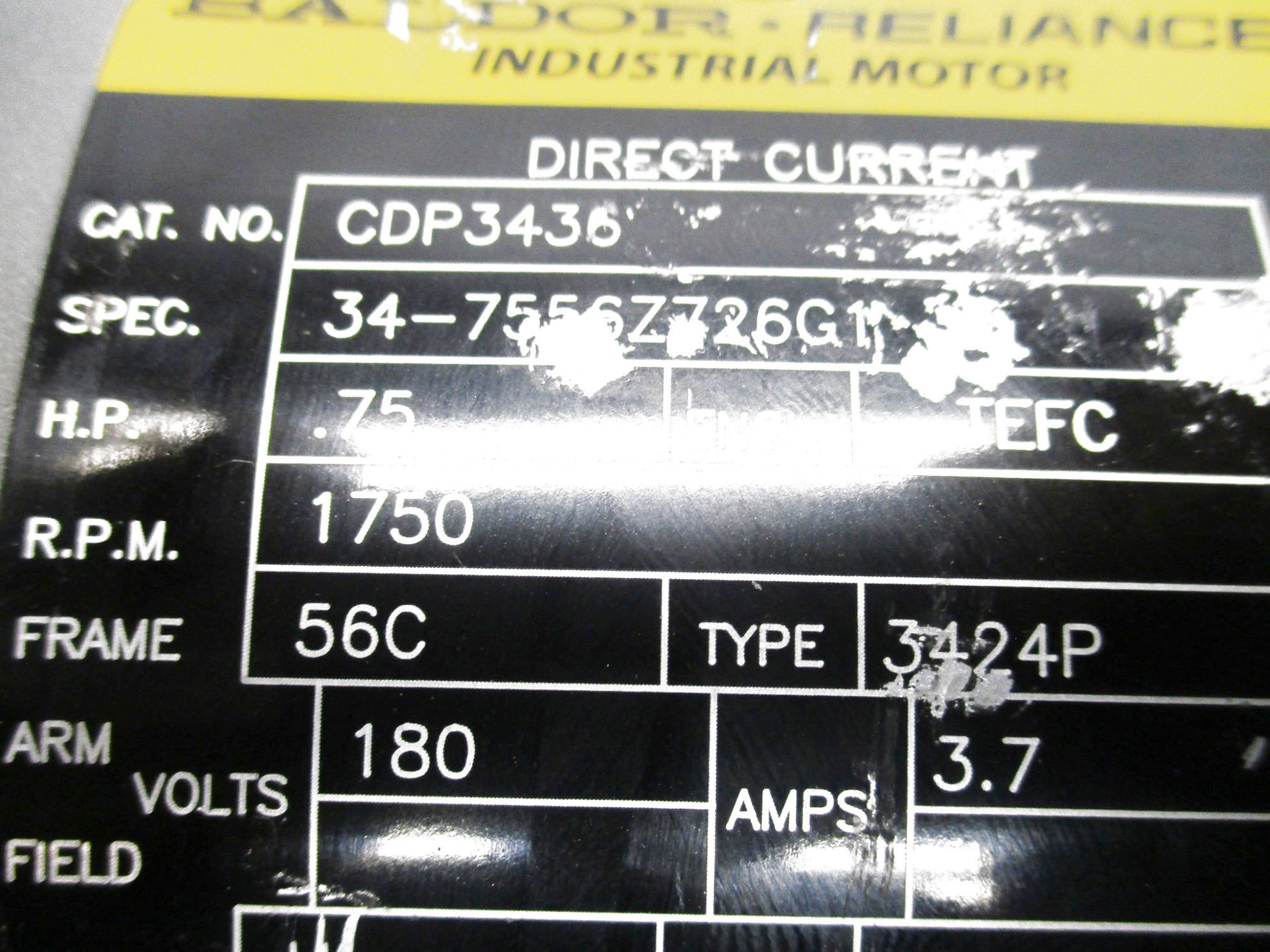 BALDOR CDP3436 UNMP