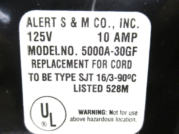 ALERT S&M 5000A-30GF UNMP
