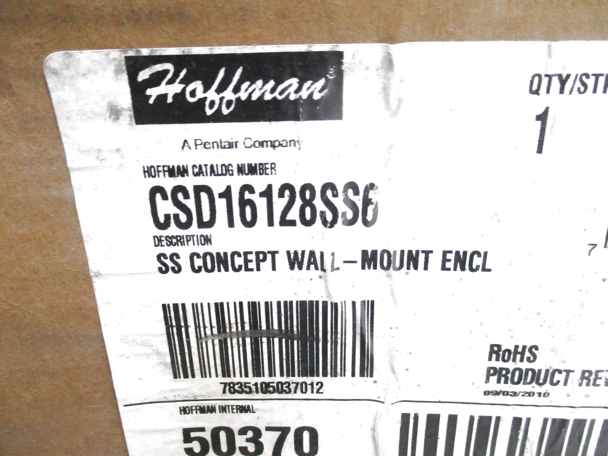 HOFFMAN CSD16128SS6 NSMP