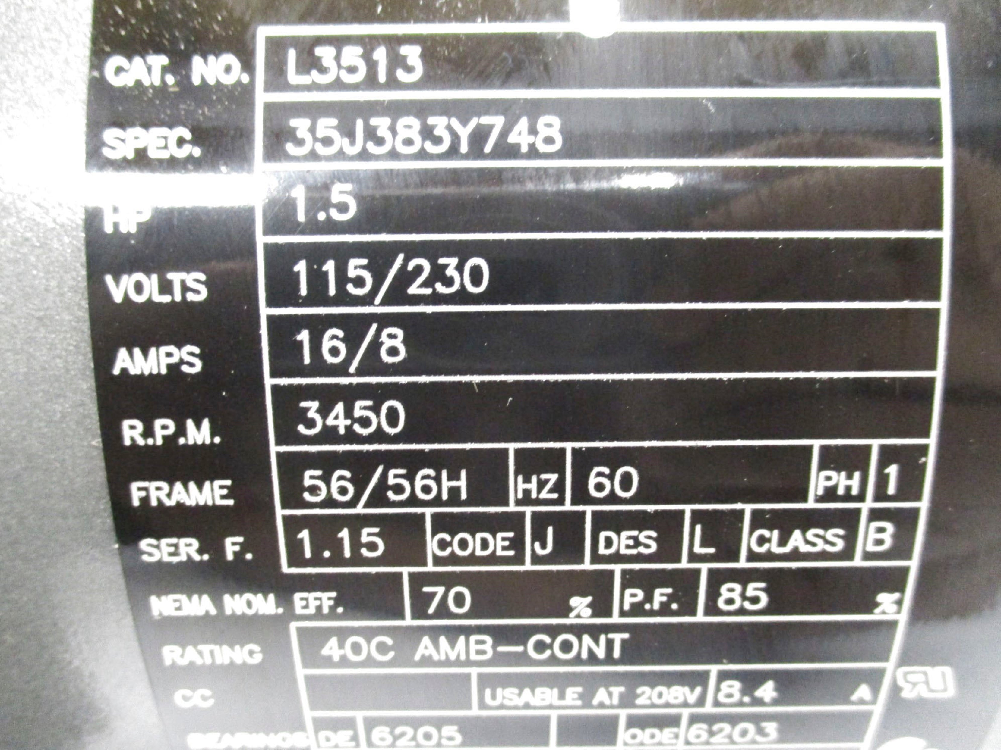 BALDOR L3513 NSMP