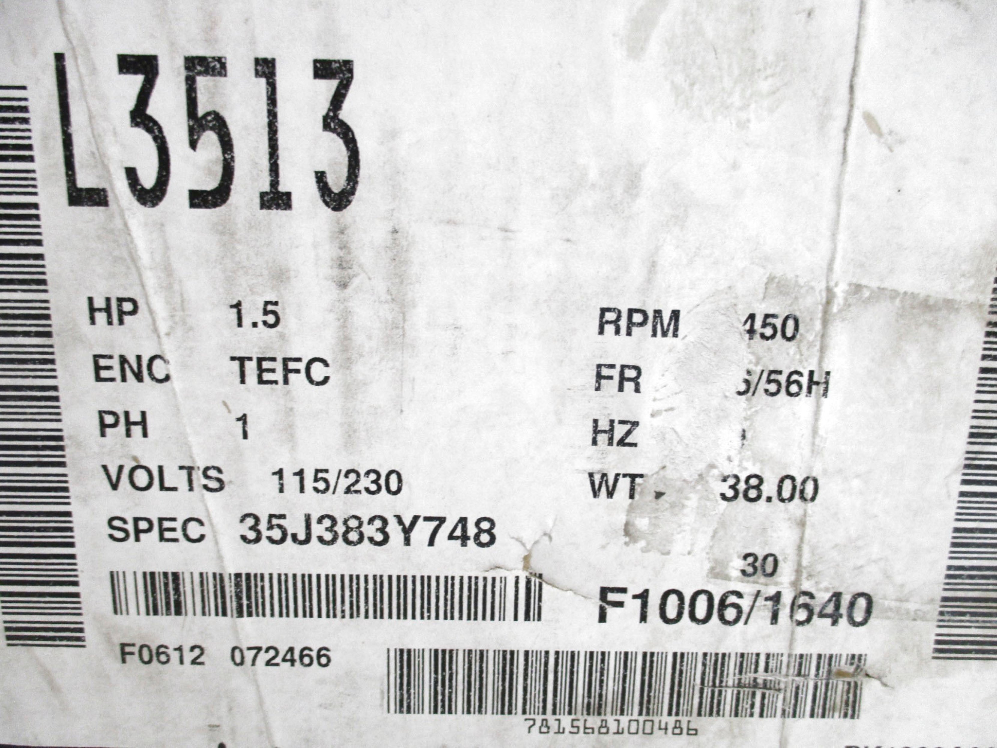 BALDOR L3513 NSMP