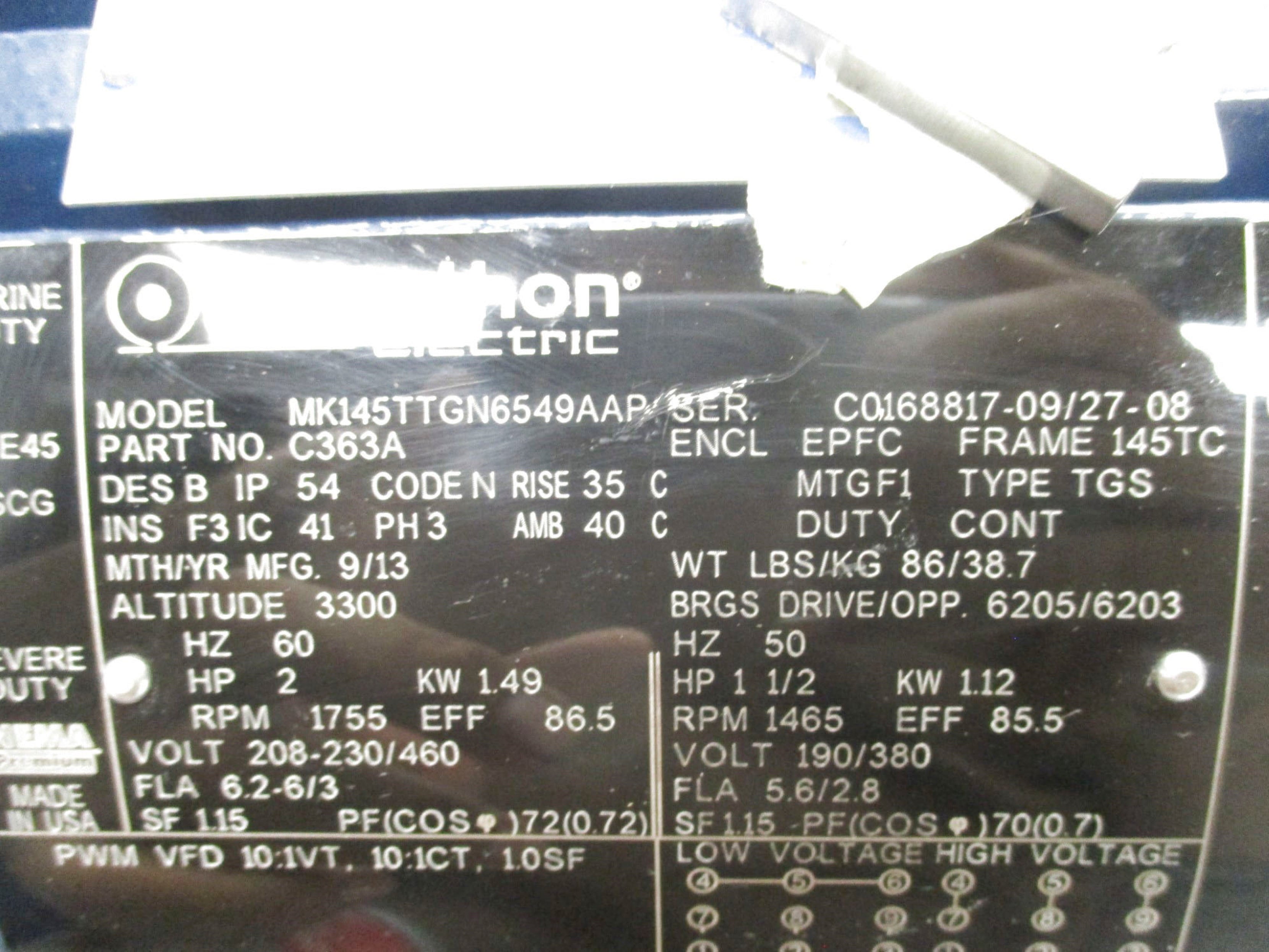 MARATHON C363A (AS PICTURED) UNMP
